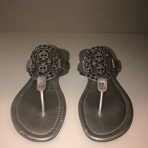 Tory Burch Jeweled Miller Sandals